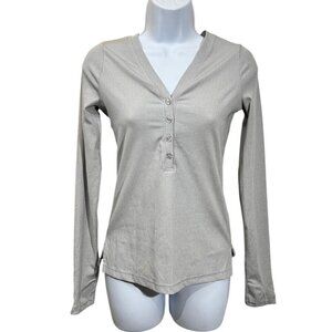 Athleta long sleeve Henley xxs